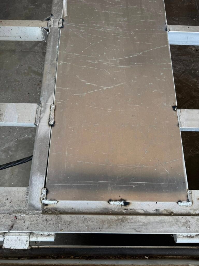 Photo of aluminum welding repair